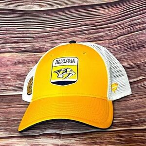 NHL Nashville Predators Yellow Trucker Adjustable Cap